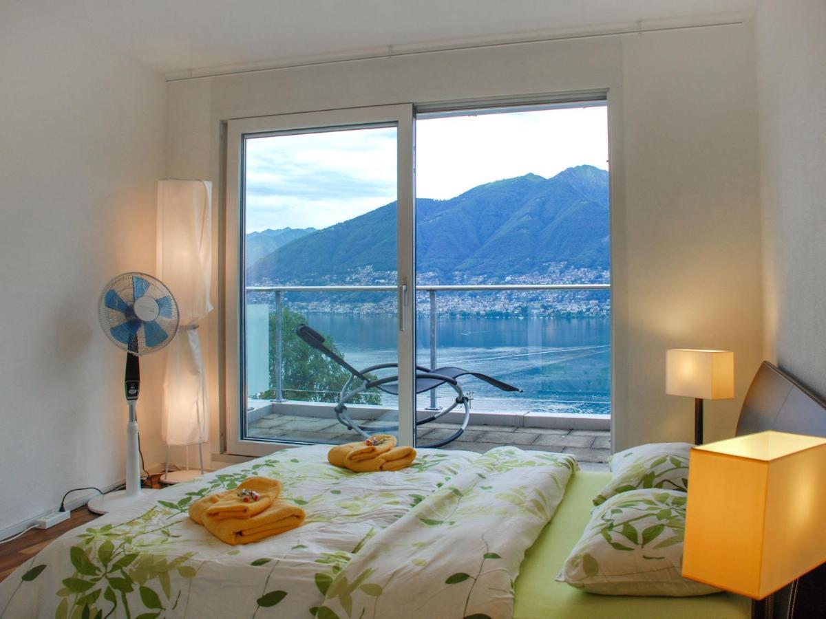 Apartment Vista Lago Maggiore 1-floor left Gambarogno Esterno foto