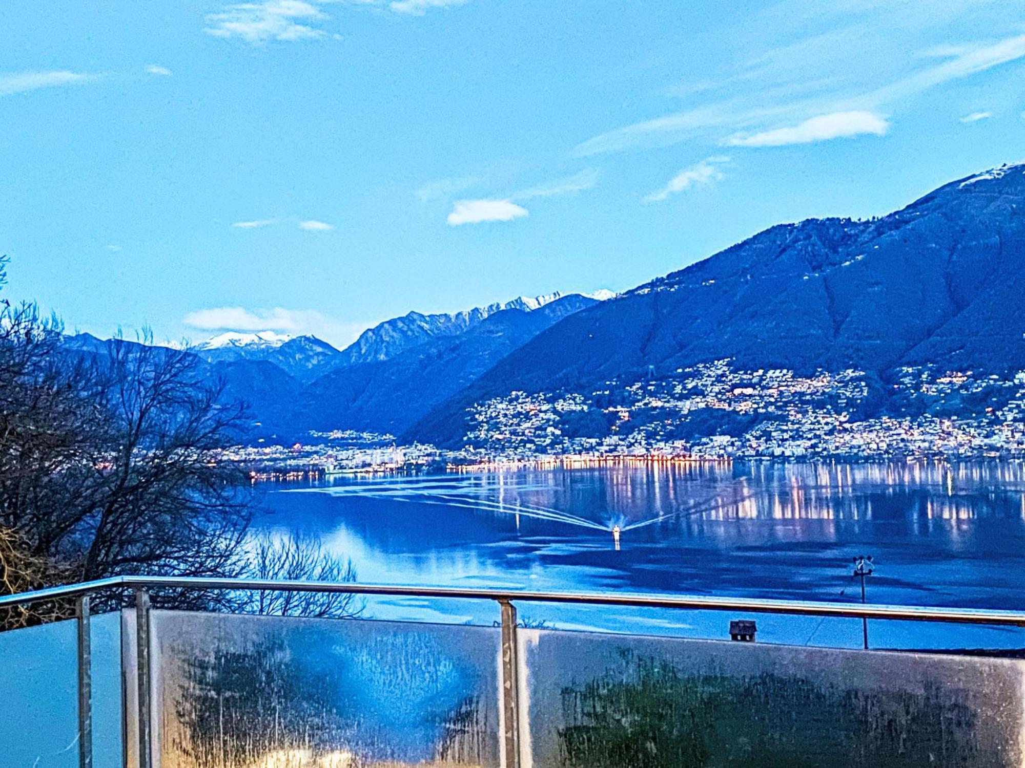 Apartment Vista Lago Maggiore 1-floor left Gambarogno Esterno foto