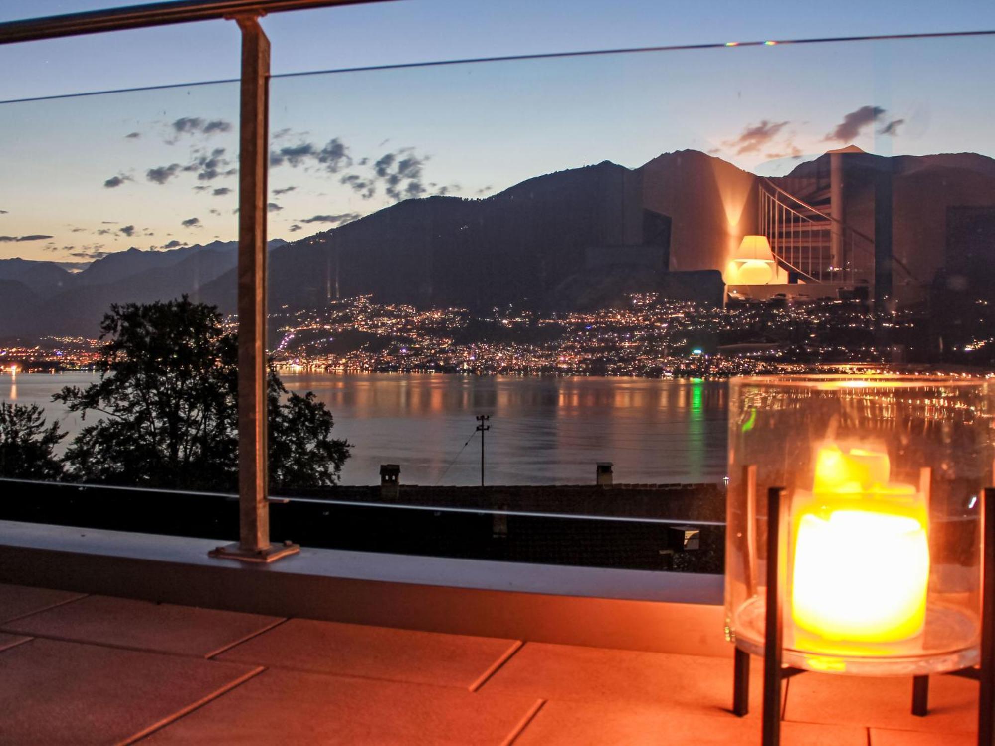 Apartment Vista Lago Maggiore 1-floor left Gambarogno Esterno foto